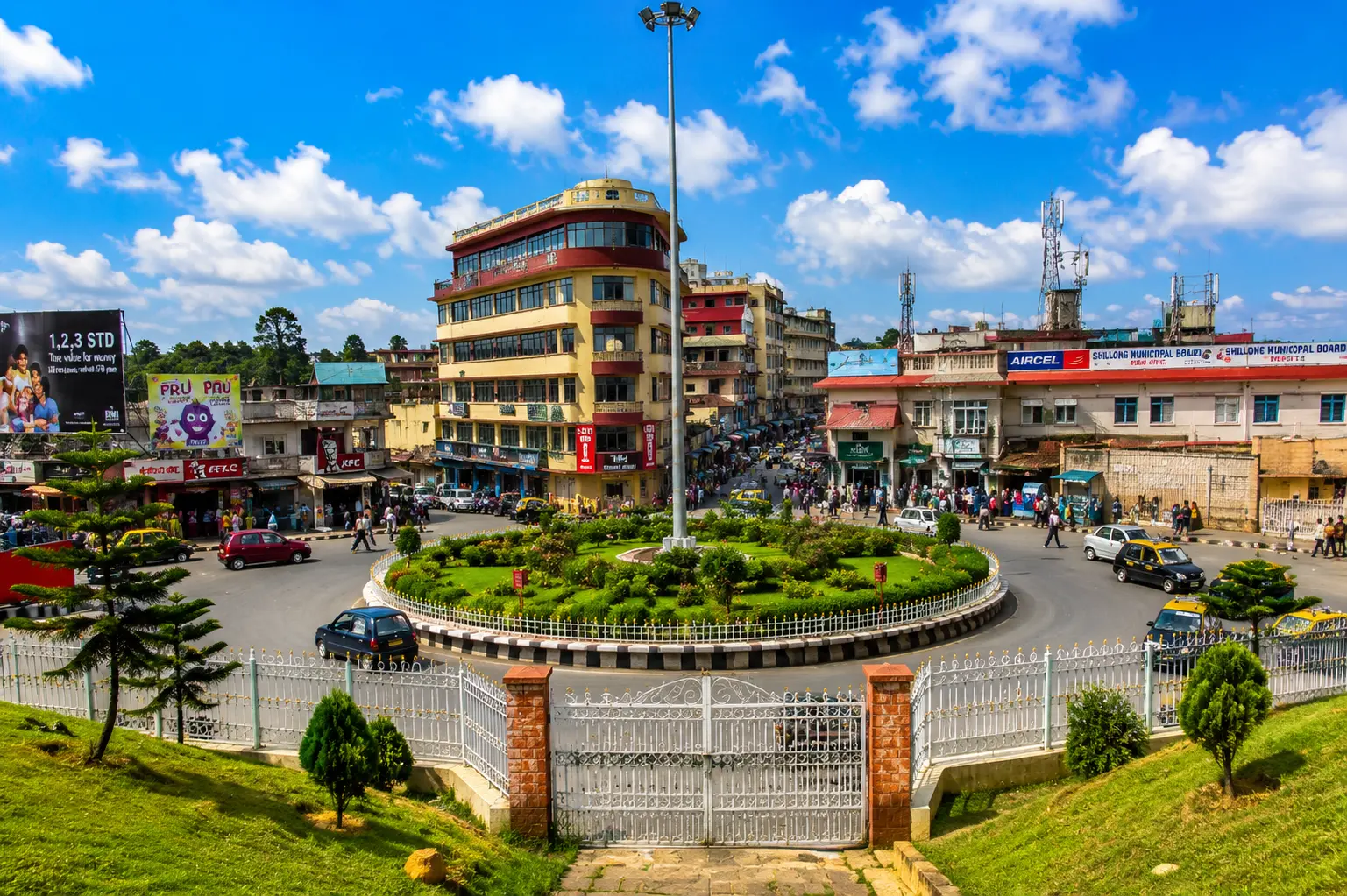 A view of Shillong city in Meghalaya